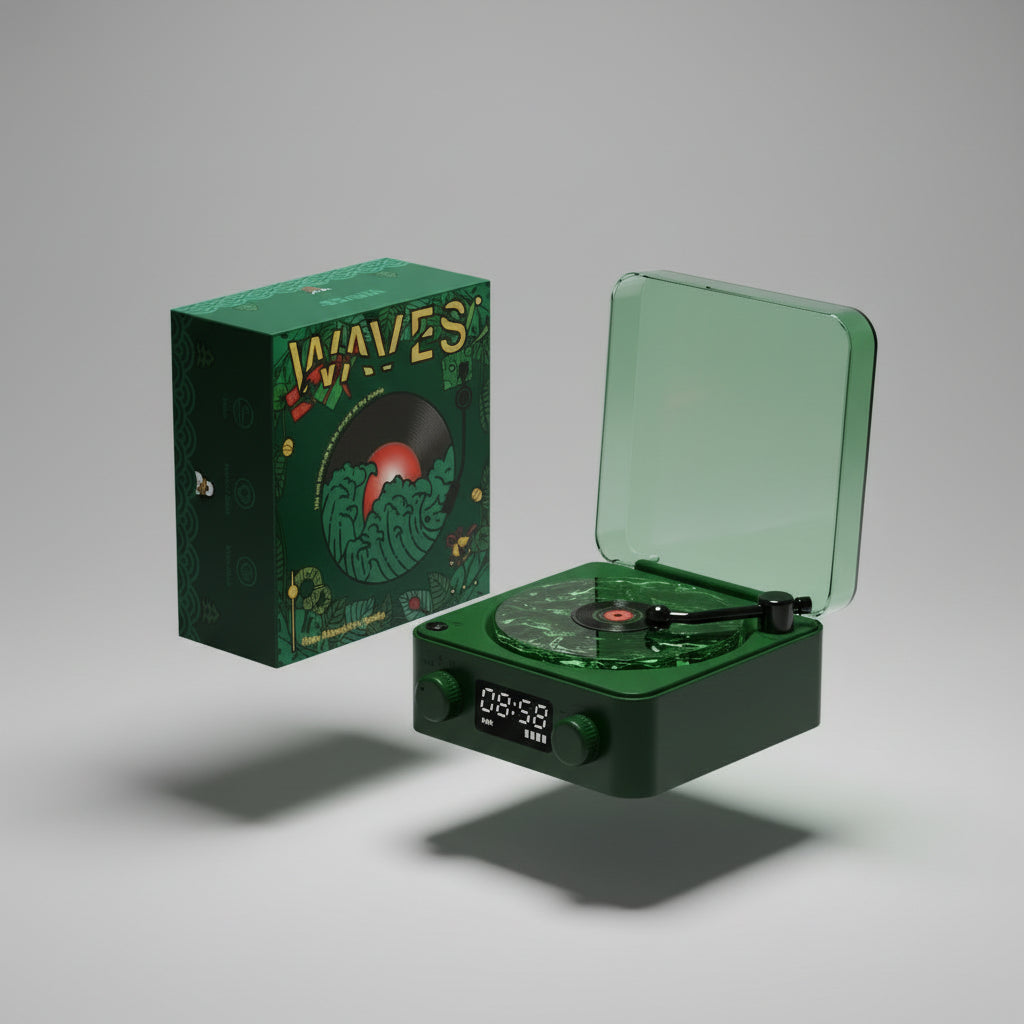 Retro Turntable Speaker BelkaTech